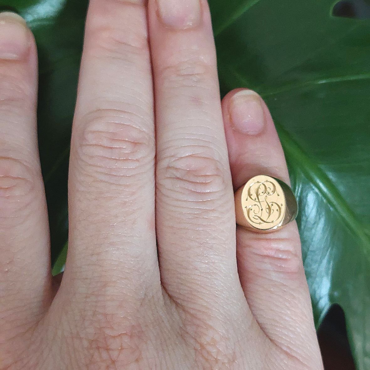 Bague Chevalière en or jaune - Castafiore