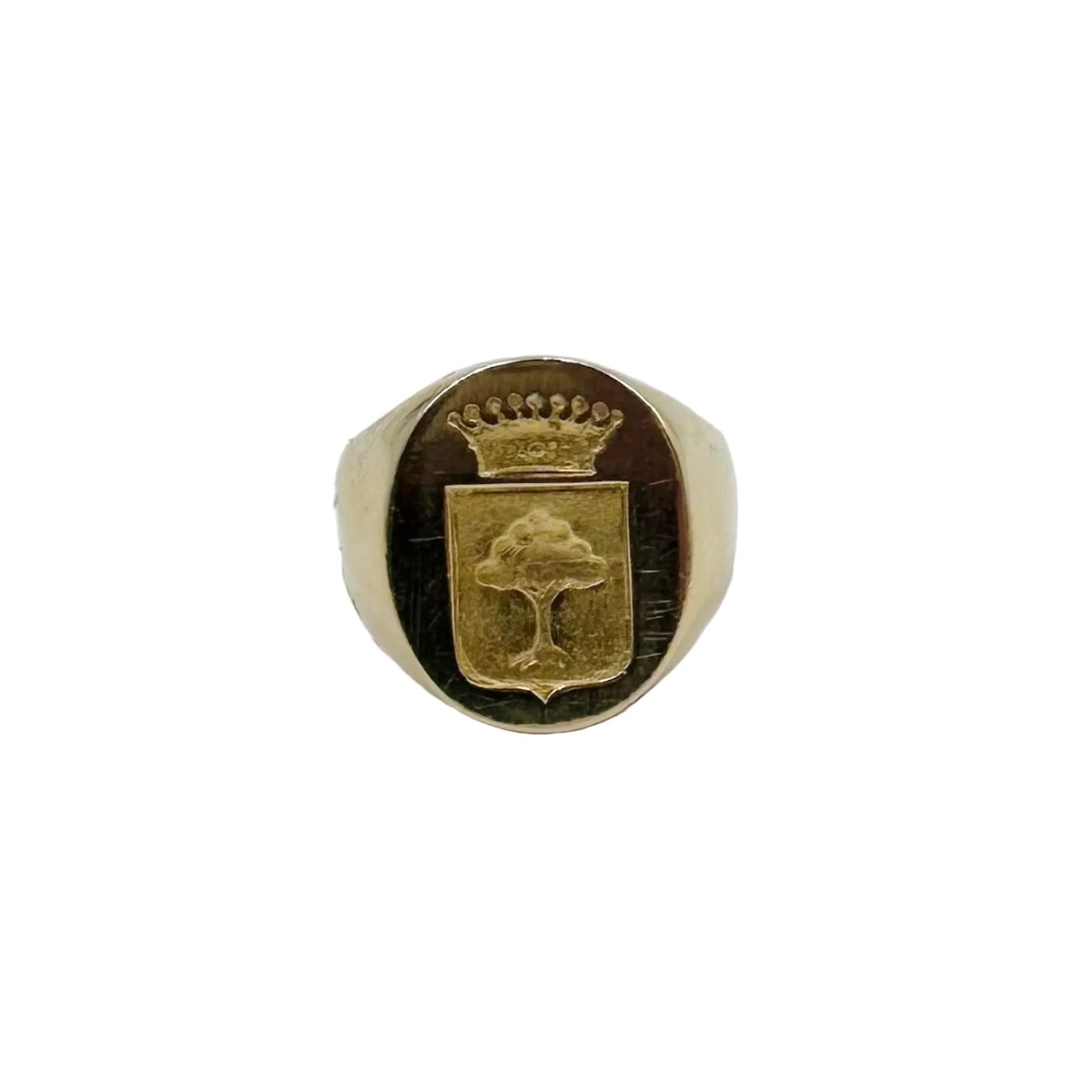 Bague Chevalière en or jaune - Castafiore