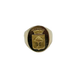 Bague Chevalière en or jaune - Castafiore