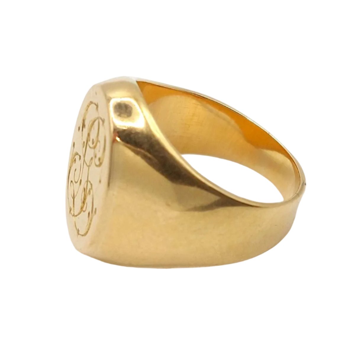 Bague Chevalière en or jaune - Castafiore