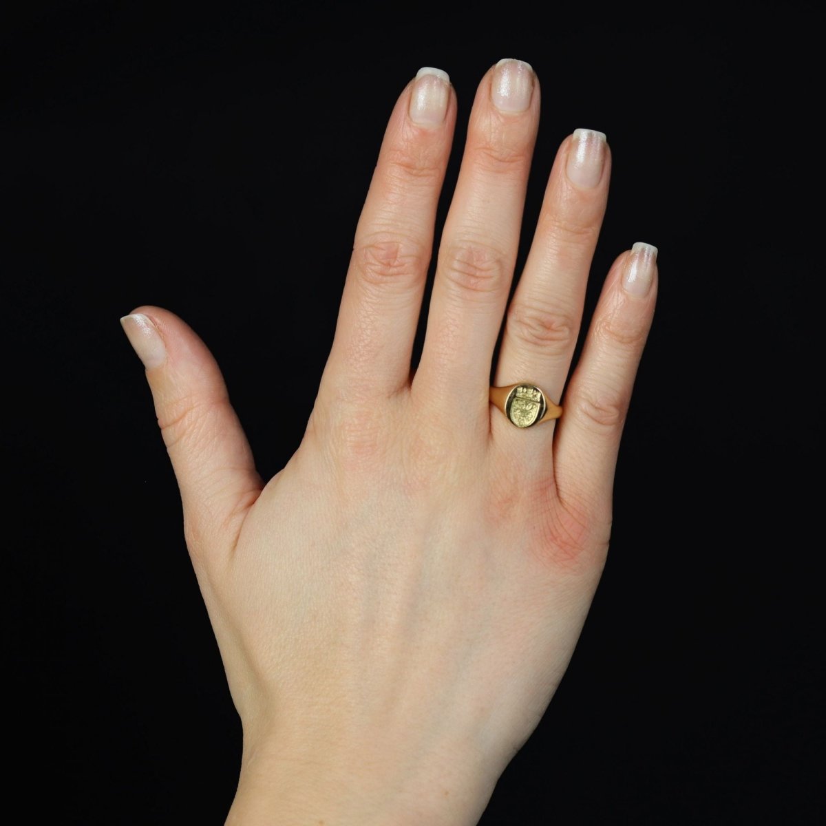 Bague Chevalière en or jaune - Castafiore