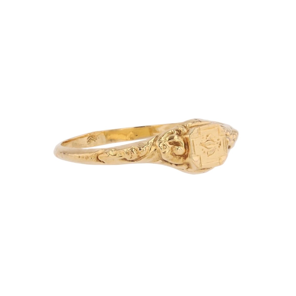 Bague Chevalière en or jaune - Castafiore