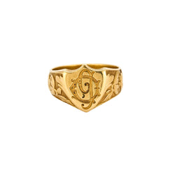 Bague Chevalière en or jaune - Castafiore