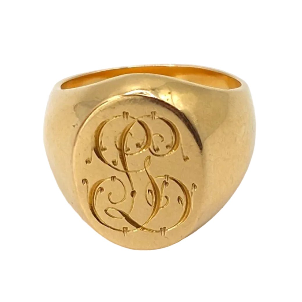 Bague Chevalière en or jaune - Castafiore