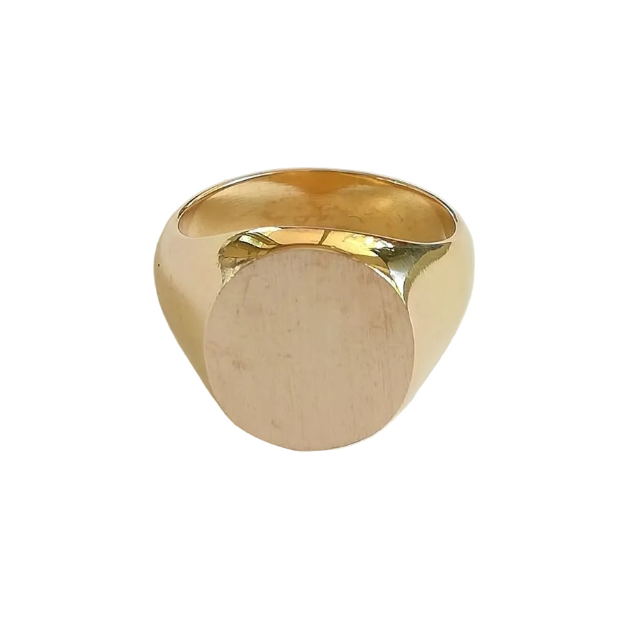 Bague Chevalière en or jaune - Castafiore