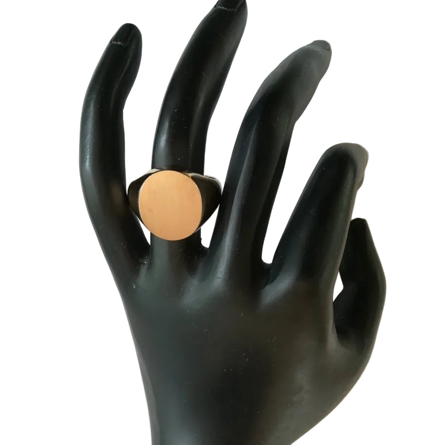 Bague Chevalière en or jaune - Castafiore