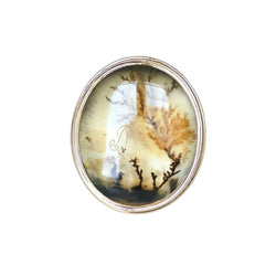 Bague Chevalière en or jaune et agate - Castafiore