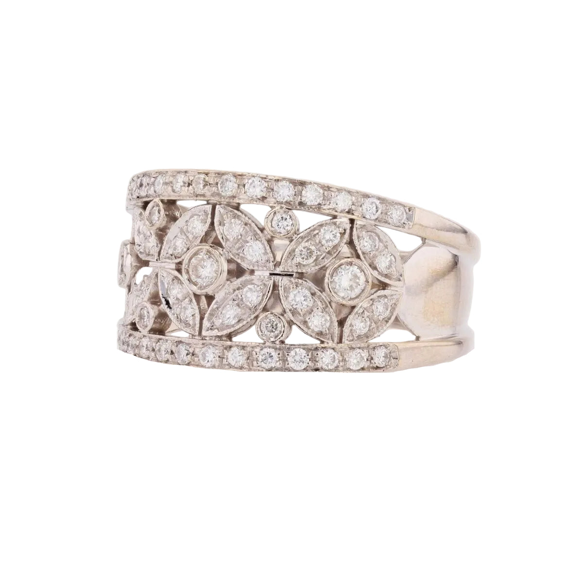 Bague CHIMENTO en or blanc et diamants - Castafiore