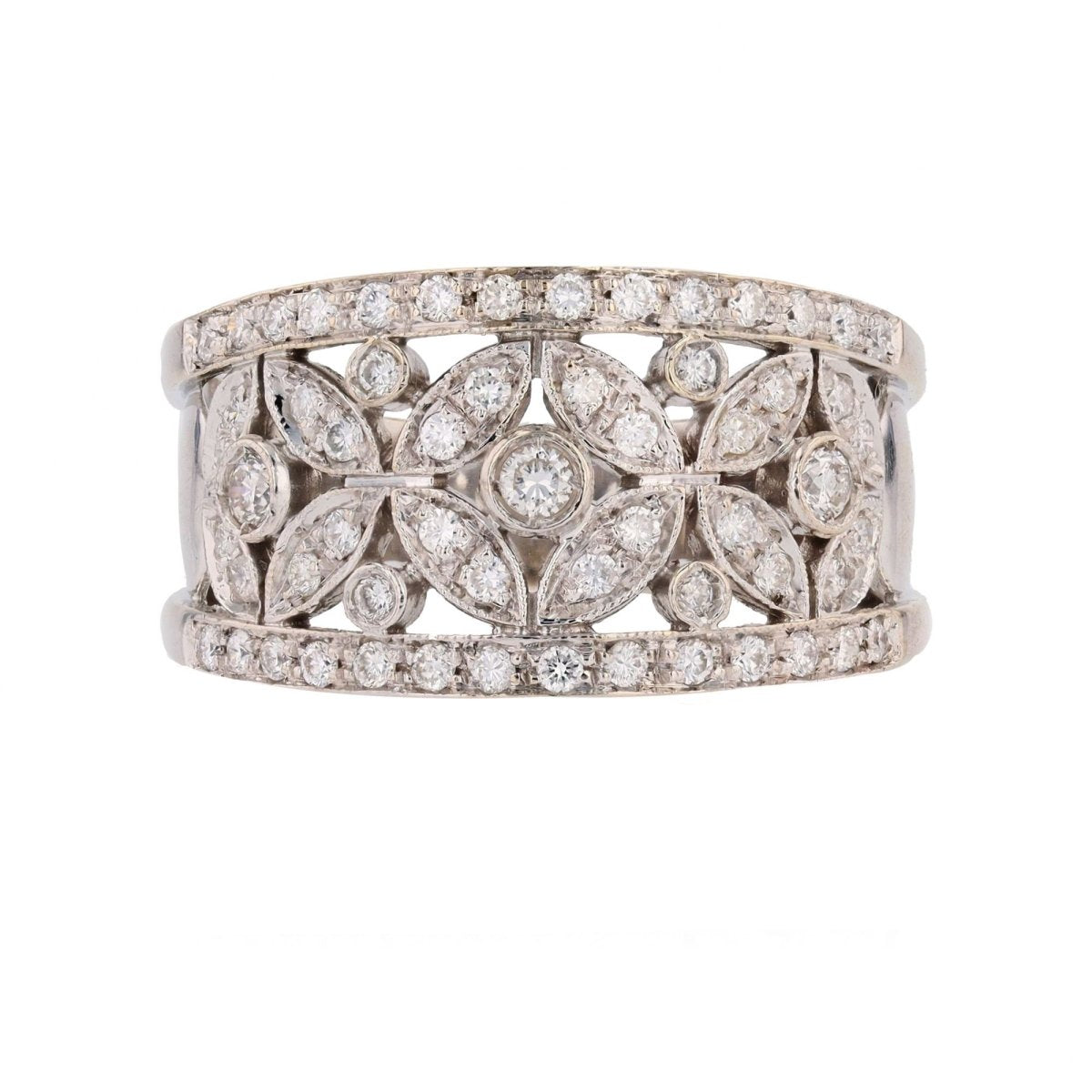 Bague CHIMENTO en or blanc et diamants - Castafiore