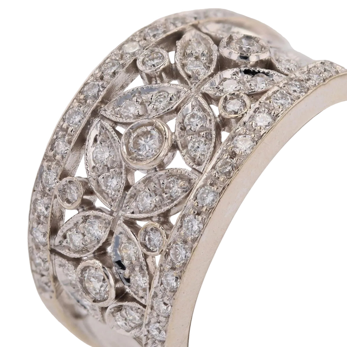 Bague CHIMENTO en or blanc et diamants - Castafiore