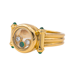 Bague CHOPARD Happy diamonds en or blanc diamant - Castafiore