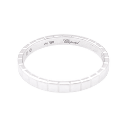 Bague Chopard Ice Cube Or Blanc - Castafiore
