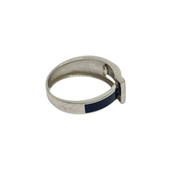 Bague CLOZEAU en or blanc, nacre et diamants - Castafiore