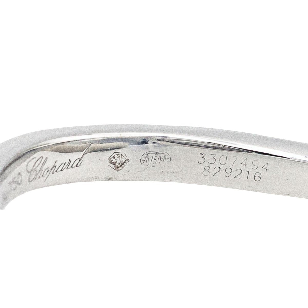 Bague Cocktail CHOPARD "Happy Émotion" en or blanc et diamants - Castafiore