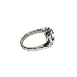 Bague Cocktail en or blanc et opale - Castafiore