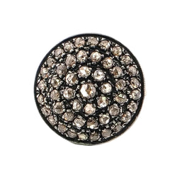 Bague Cocktail en or jaune, argent et diamants - Castafiore