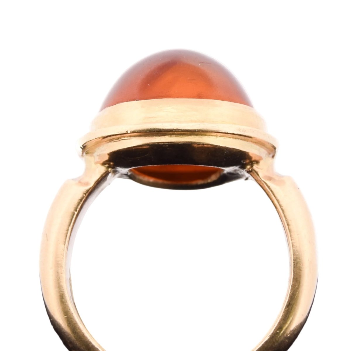 Bague Cocktail en or jaune et ambre - Castafiore