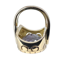 Bague Cocktail en or jaune et améthyste - Castafiore