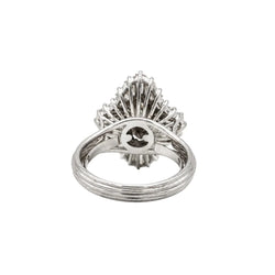 Bague Cocktail en platine et diamants - Castafiore