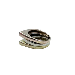 Bague Cocktail en trois ors - Castafiore