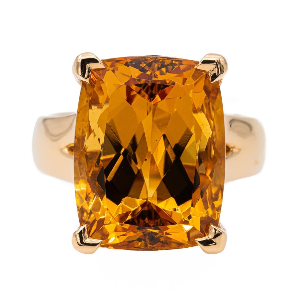 Bague Cocktail Or jaune Topaze - Castafiore