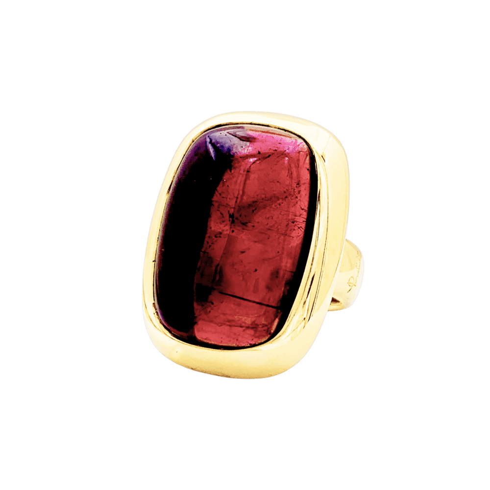 Bague Cocktail POMELLATO "Cardinale" en or jaune et tourmaline - Castafiore
