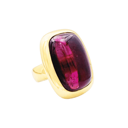 Bague Cocktail POMELLATO "Cardinale" en or jaune et tourmaline - Castafiore