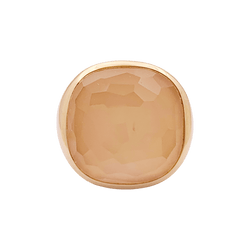 Bague Cocktail POMELLATO "Cipria" en or rose et quartz - Castafiore