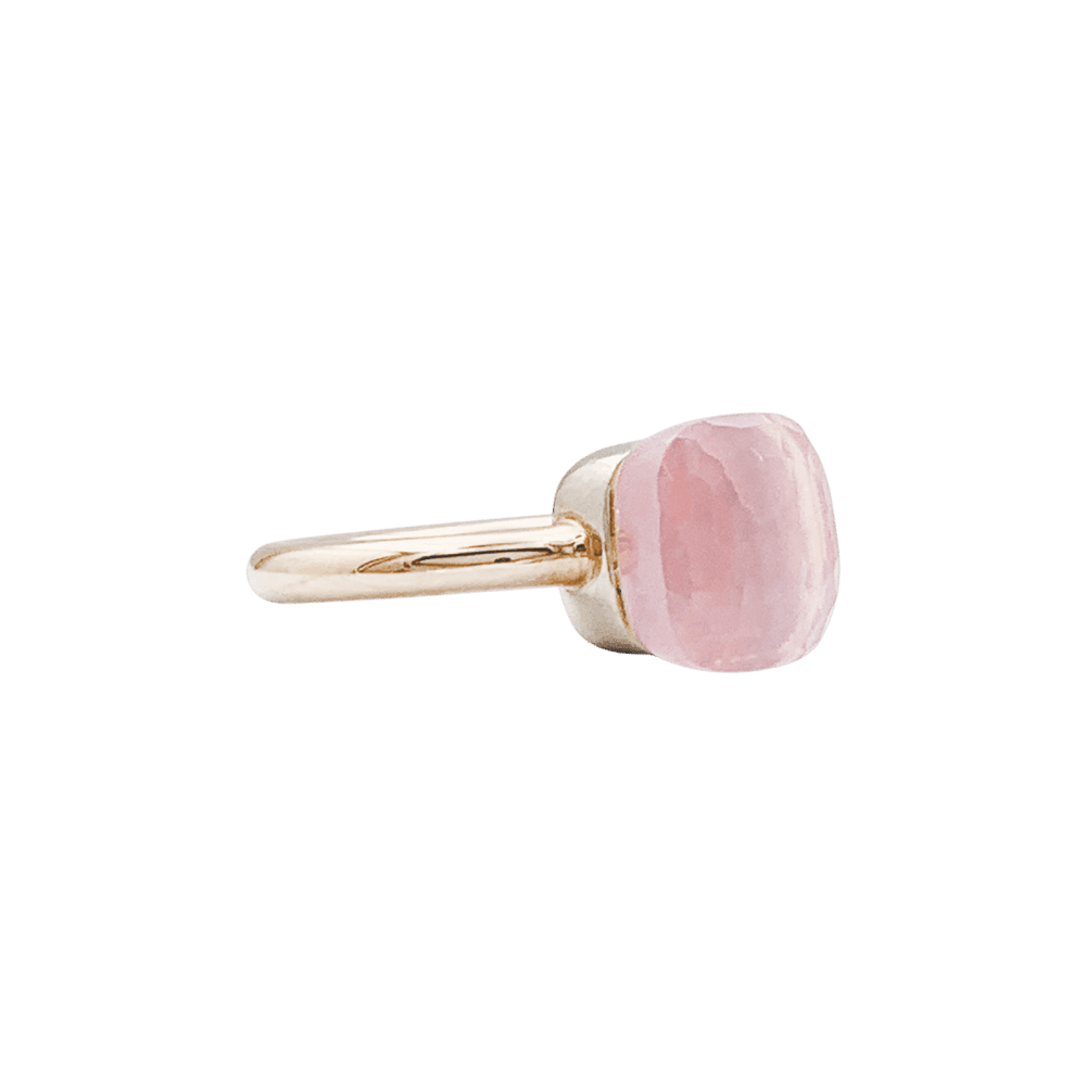Bague Cocktail POMELLATO "Nudo Classic" en or rose, or blanc et quartz - Castafiore