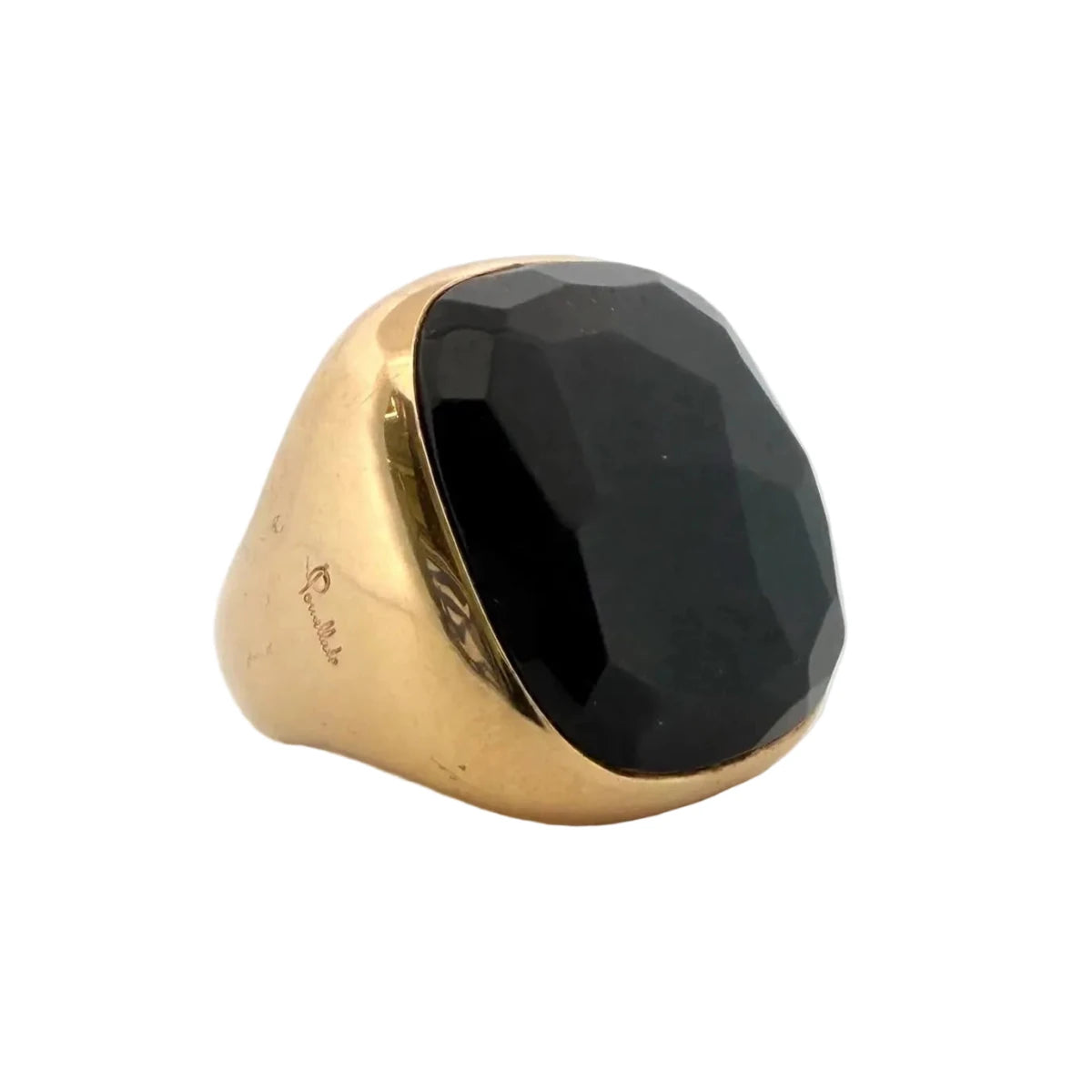 Bague Cocktail POMELLATO "Victoria" en or jaune et jais - Castafiore