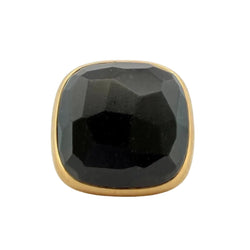 Bague Cocktail POMELLATO "Victoria" en or jaune et jais - Castafiore