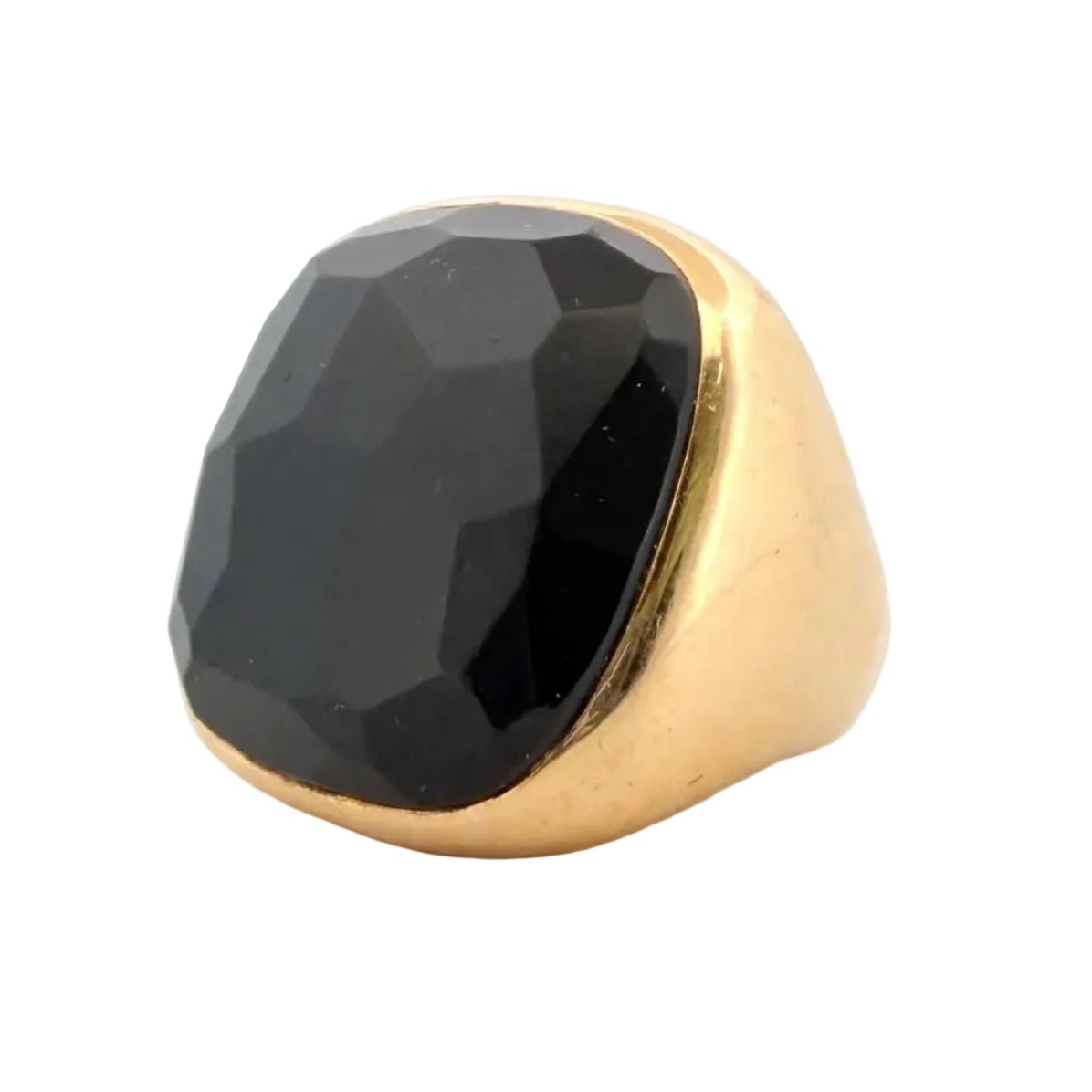 Bague Cocktail POMELLATO "Victoria" en or jaune et jais - Castafiore