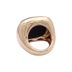 Bague Cocktail POMELLATO "Victoria" en or rose et jais - Castafiore