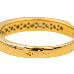 Bague Demi - Alliance en or jaune et diamants - Castafiore