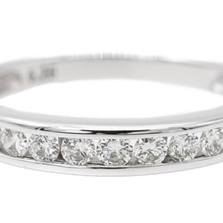 Bague Demi alliance Or blanc Diamant - Castafiore