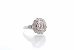 Bague diamant 0,92 ct I/VS1 en platine - Castafiore