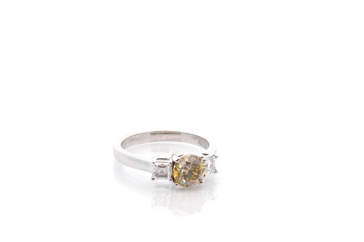 Bague diamant en or jaune - Castafiore