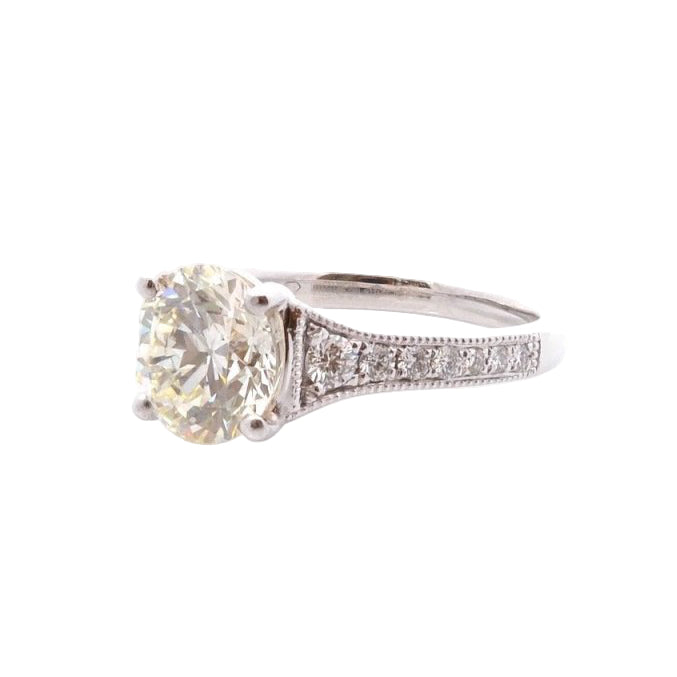 Bague Diamant en platine - Castafiore