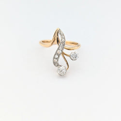 Bague Diamants en Or Jaune - Castafiore