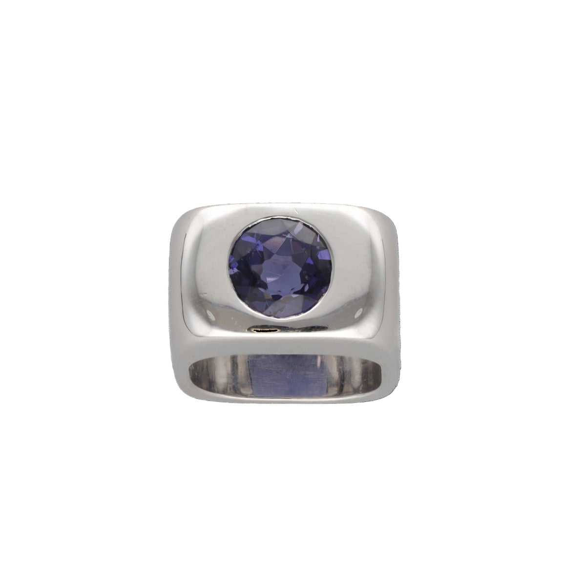 Bague Dinh Van Margot – Or Gris 18k – Améthyste – Vers 1990 – Taille 46 - Castafiore