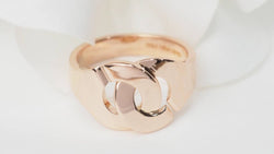 Bague DINH VAN Menottes en or rose - Castafiore
