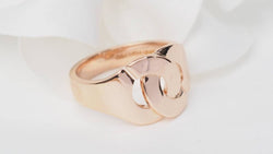 Bague DINH VAN Menottes en or rose - Castafiore