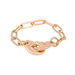 Bague DINH VAN "Menottes" en or rose - Castafiore