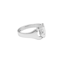 Bague DINH VAN "Menottes R10" en or blanc - Castafiore