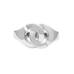 Bague DINH VAN "Menottes R10" en or blanc - Castafiore