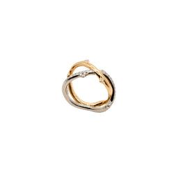 Bague DIOR "Bois de Rose" en or blanc, or rose et diamants - Castafiore