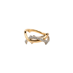 Bague DIOR "Bois de Rose" en or blanc, or rose et diamants - Castafiore