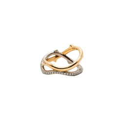 Bague DIOR "Bois de Rose" en or blanc, or rose et diamants - Castafiore
