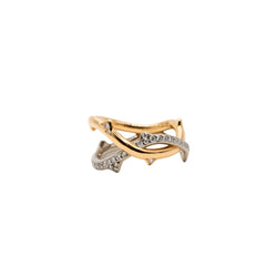 Bague DIOR "Bois de Rose" en or blanc, or rose et diamants - Castafiore