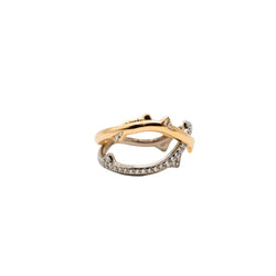Bague DIOR "Bois de Rose" en or blanc, or rose et diamants - Castafiore